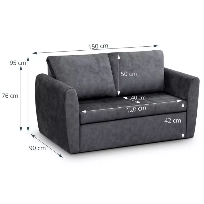 Sofa Bella Lux 120 Terra 96