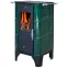 Piec stalowo-kaflowy Bellino Grassgreen 6 kW