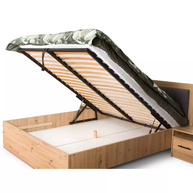Łóżko Smart SR6 180 dąb artisan,3