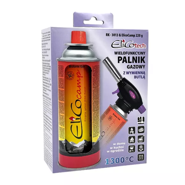 Elico zestaw palnik RK 3013 + gaz 220G