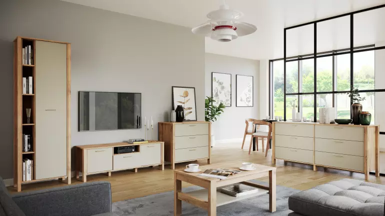 Łóżko Indygo L90 dąb wotan-beige,4
