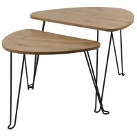 Zestaw Stolików Loft 8647 C vintage wood