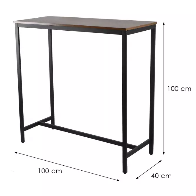 Stół Loft 8634 E dark vintage wood