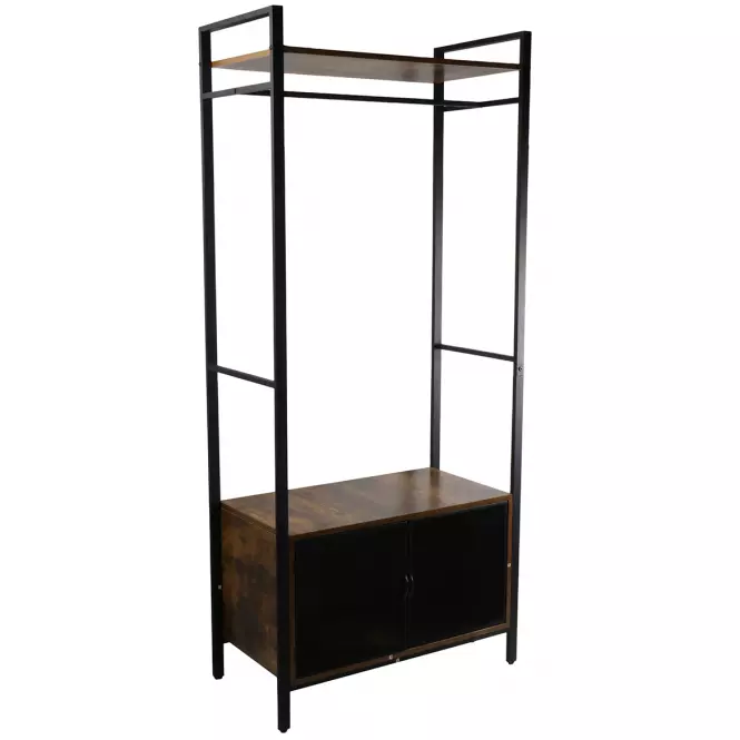 Garderoba Loft 8645 E dark vintage wood