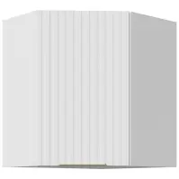 Szafka Kuchenna Tuluza 60x60 GN-72 1F (45°) biały mat lamel