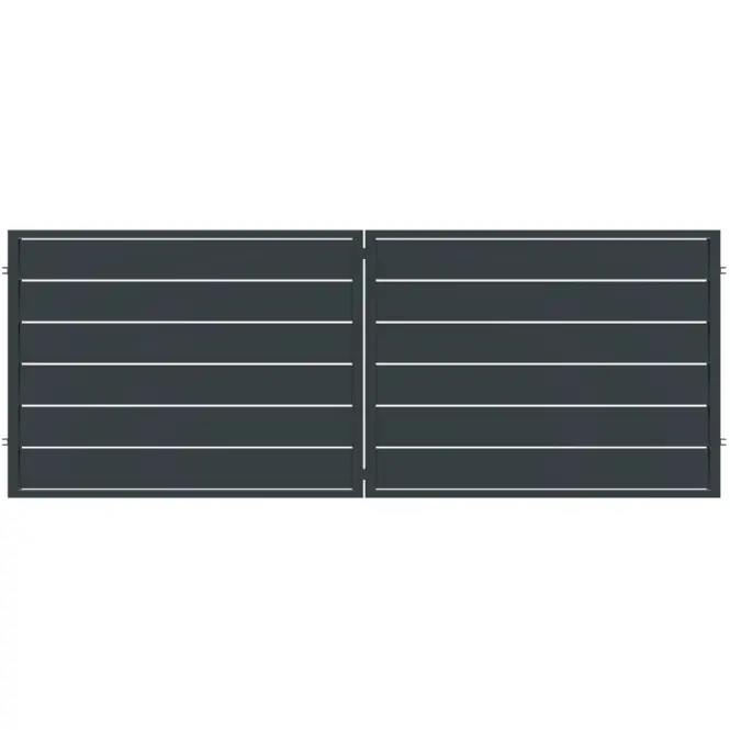 Brama Novara 400x150 ZN RAL7024 mat