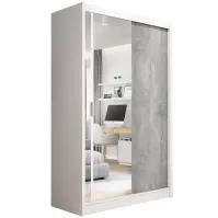 Szafa Stone 150 biały/beton