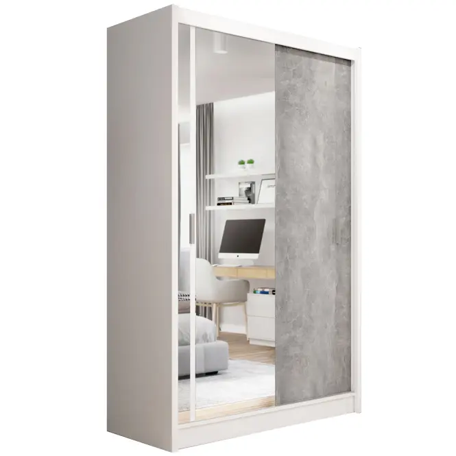 Szafa Stone 150 biały/beton