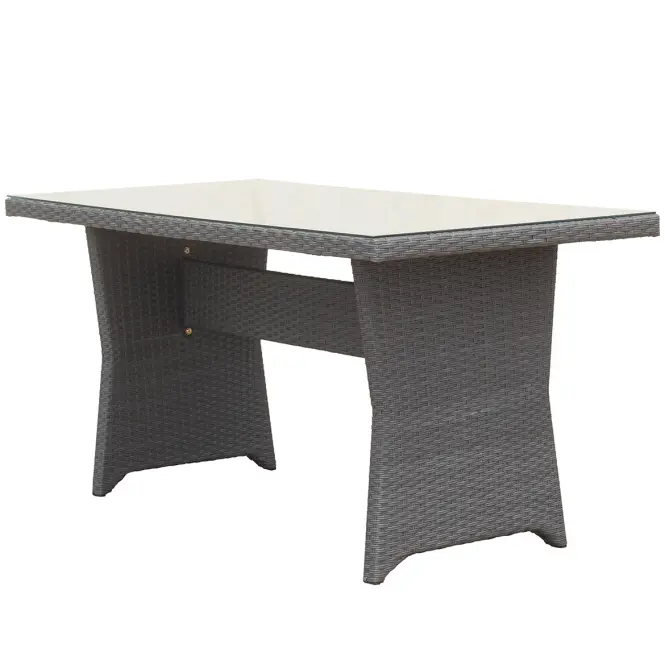 Komplet technorattanowy Bados czarny