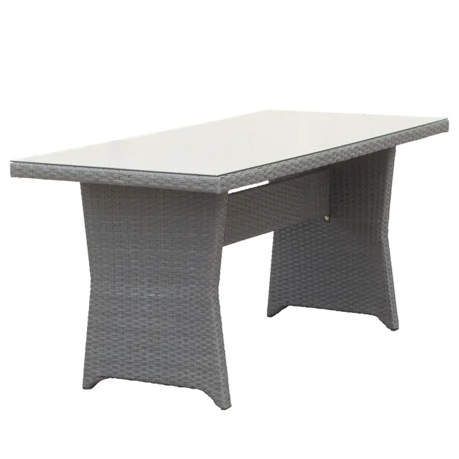 Komplet technorattanowy Bados czarny