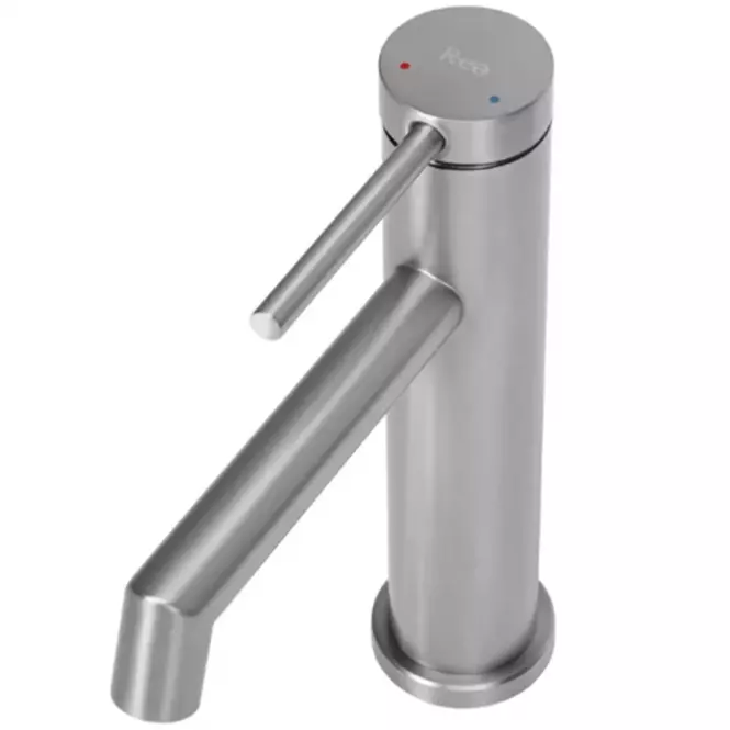 Bateria umywalkowa Rea Foss nikiel szczotkowany,3