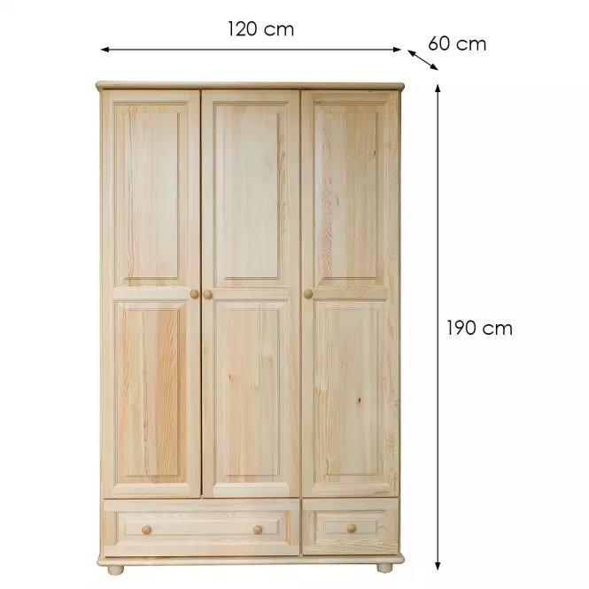 Szafa Sosnowa SF106 surowy