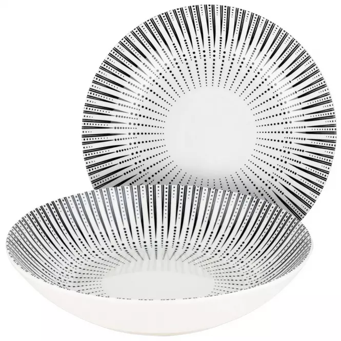 Talerz porcelanowy Iris na zupe 20 cm