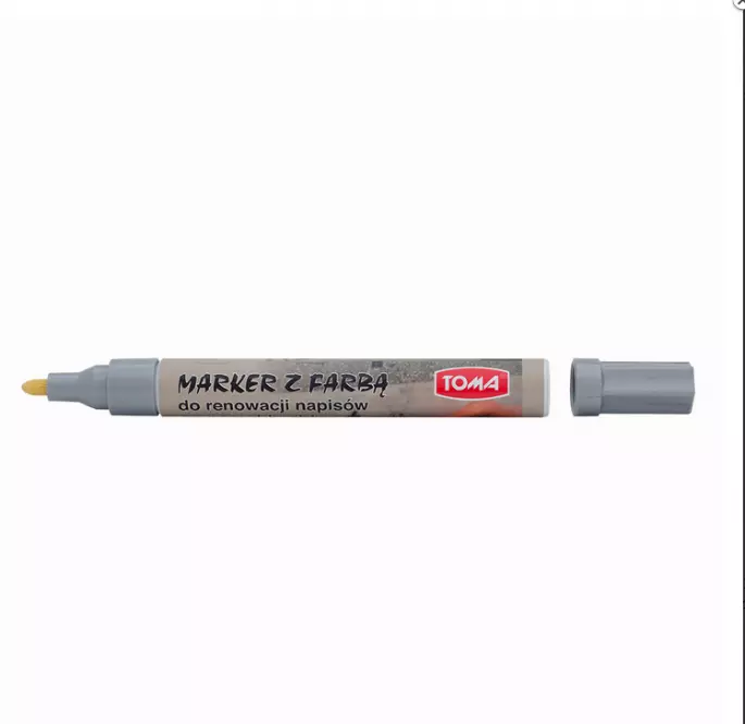Marker do renowacji napisów na nagrobkach srebrny