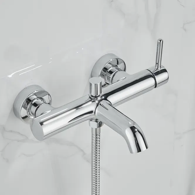 Bateria wannowa Ilma z zestawem wannowym chrom,6