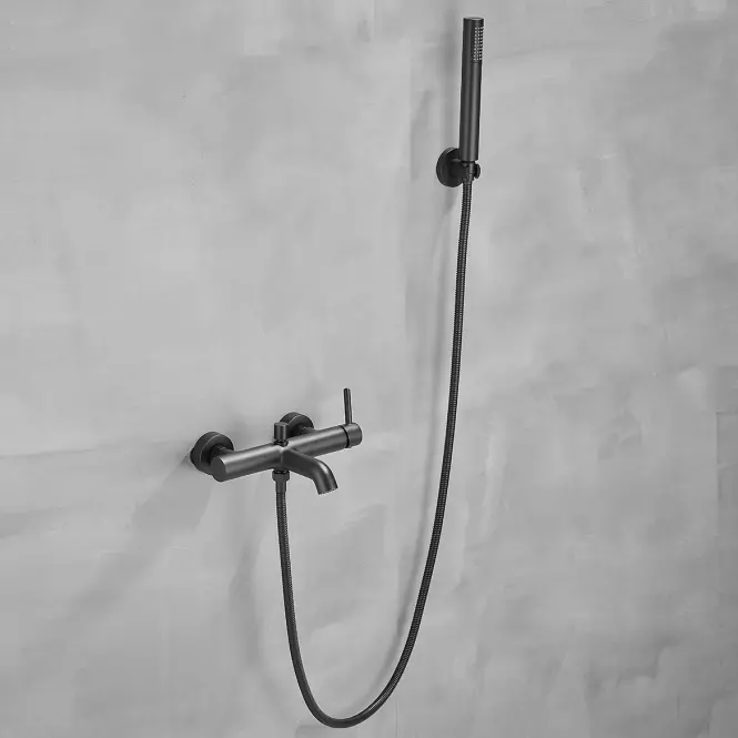 Bateria wannowa Ilma z zestawem wannowym czarna,5