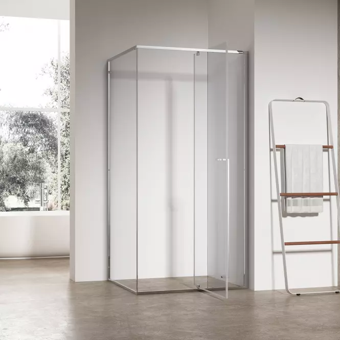 Kabina prysznicowa prostokątna Zen 120x80x195 chrom