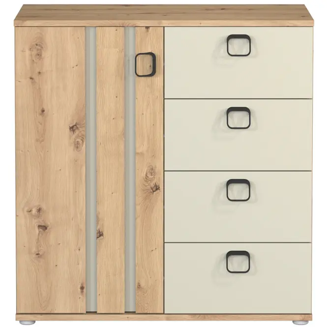 Komoda Camari 80 1d4s Dąb Artisan/Casmhere