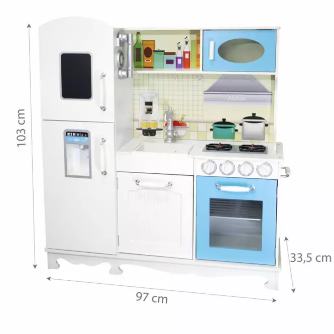 Kuchnia dla dzieci Little Foodies Mint-Blue
