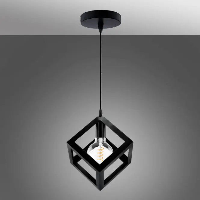 Lampa KOSTKA BLACK LW1