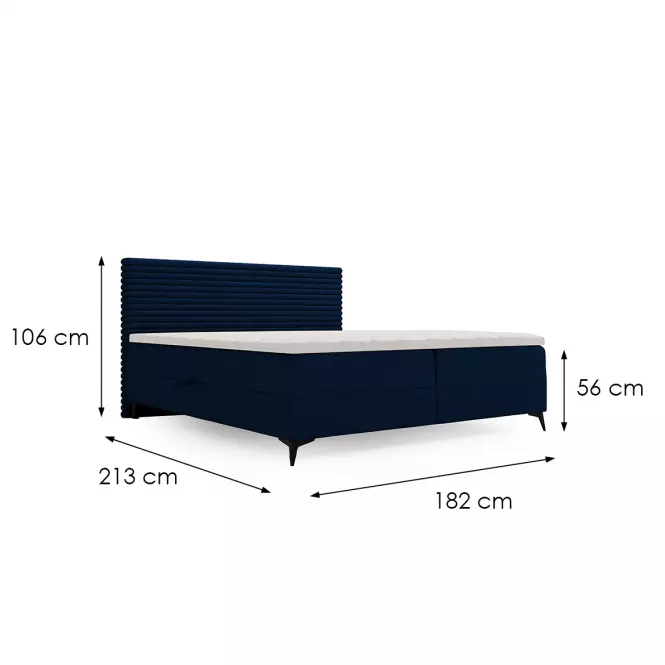 Łóżko Point Vito 86/Lapit 86 180x200 + topper