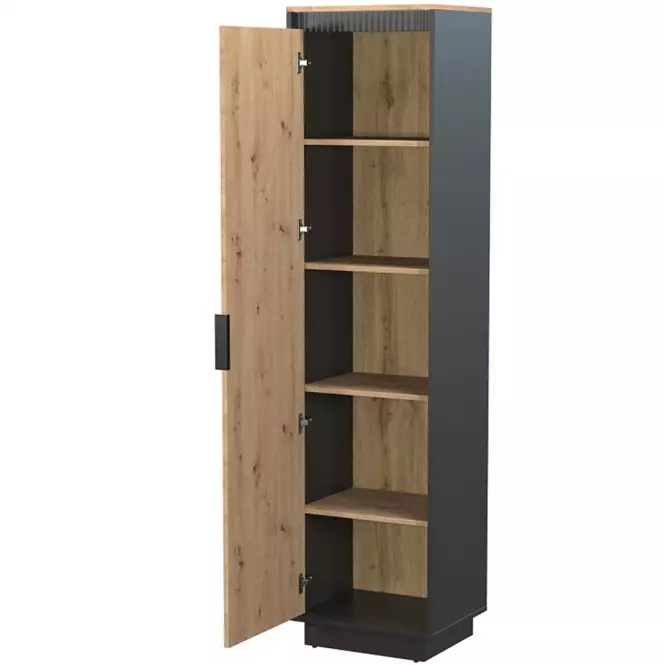 Bieliżniarka 1d  Sierro Dąb Artisan/Czarny