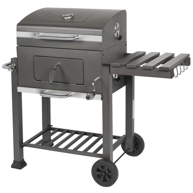 Grill węglowy JY-010 ruszt żeliwny