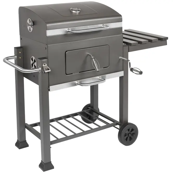 Grill węglowy JY-010 ruszt żeliwny