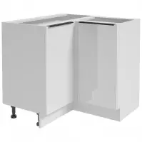 Szafka kuchenna narożna Basti B90 90x84x90 2D0S 8NN biała