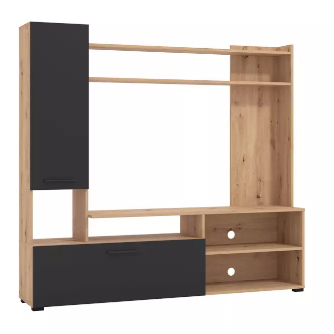 Meblościanka Braga Artisan/Czarny 11011452