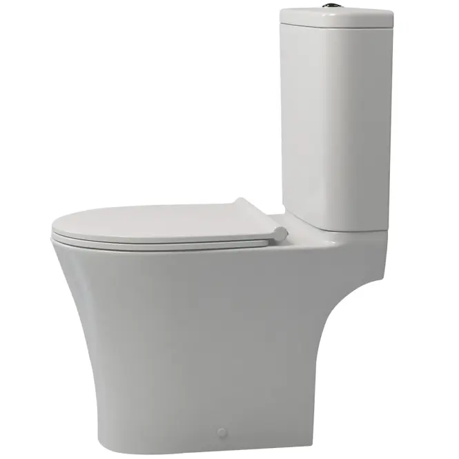 Kompakt WC Zara Round Rimless z deską wolnoopadającą