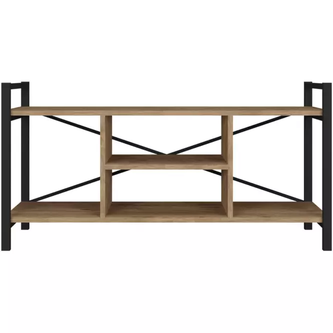 Stolik RTV FD-12035TVU-001 naturalny/czarny