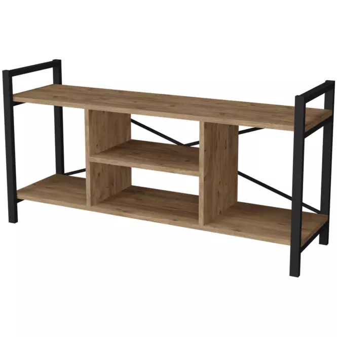 Stolik RTV FD-12035TVU-001 naturalny/czarny