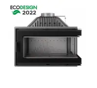 Wkład kominkowy narożny W16 prawy 13,5 kW Black