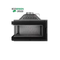 Wkład kominkowy narożny W16 lewy 13,5 kW Black