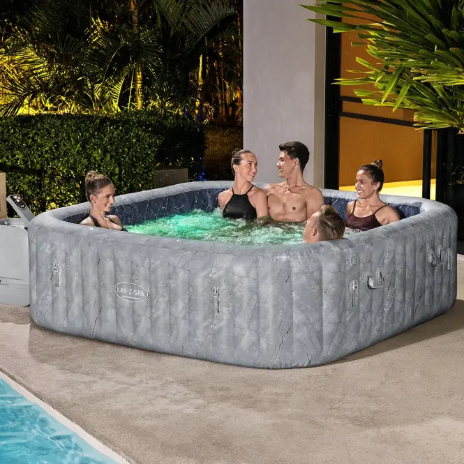 Jacuzzi ogrodowe z hydromasażem 2.3x2.3x0.71 m San Francisco 6001Q