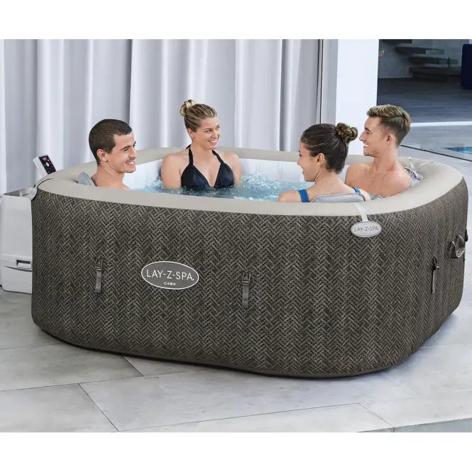 Jacuzzi ogrodowe z hydromasażem Spa 1.8x1.8x0.71m Cabo 6001R