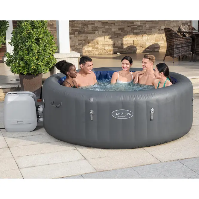 Jacuzzi ogrodowe z hydromasażem Spa 2.16x0.8m Santorini 6001T