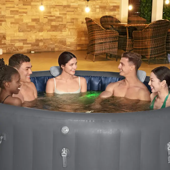 Jacuzzi ogrodowe z hydromasażem Spa 2.16x0.8m Santorini 6001T