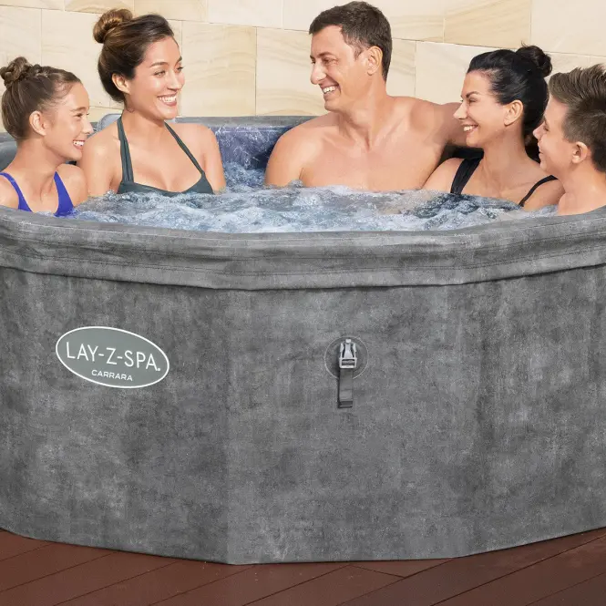 Jacuzzi ogrodowe z hydromasażem Spa 1.7x0.65m Carrara 6001V