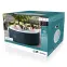 Jacuzzi ogrodowe z hydromasażem 1.96x1.96m Miami dark green 6001D,9