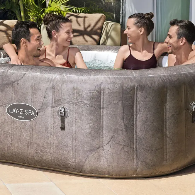 Jacuzzi ogrodowe z hydromasażem Spa 1.8x1.8x0.71m Rome 6001K