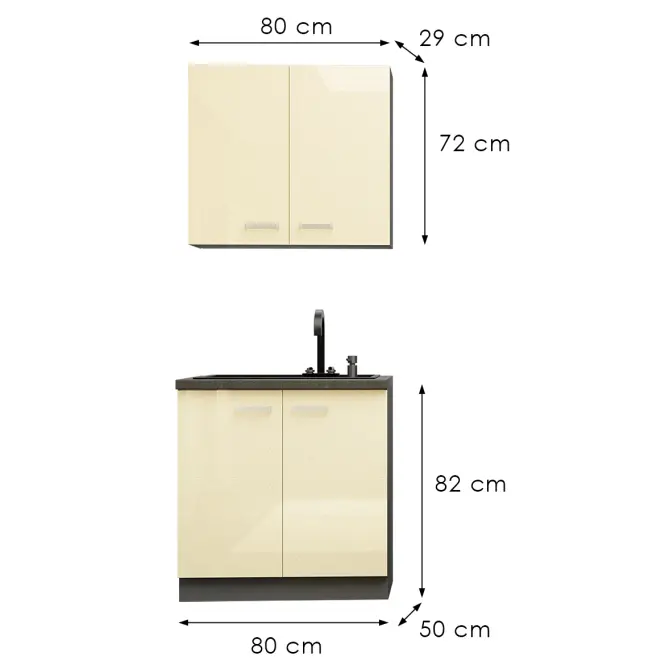 Kuchnia Karmen 80cm Bez Blatu