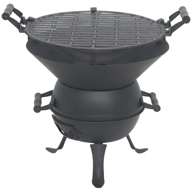 Grill żeliwny beczułka Mercado 35 cm KY1821