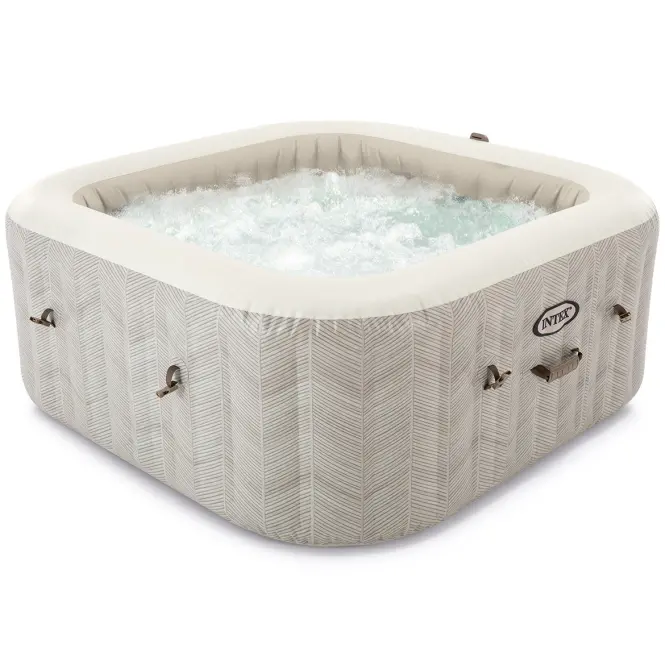 Jacuzzi ogrodowe z hydromasażem spa 1.75x0.71 m Chevron 28446NP