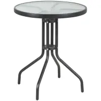 Stół ogrodowy Bistro XT3182 technorattan czarny