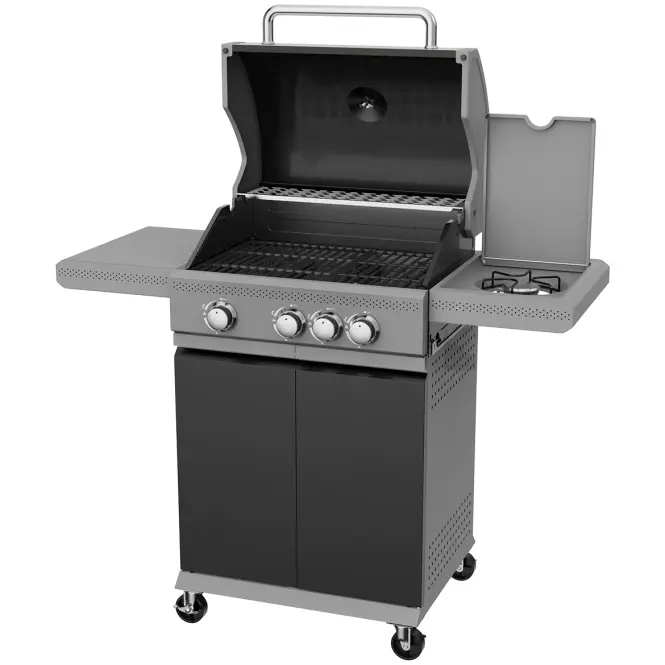 Mercado grill gazowy Vibes Black 3+1 11,5 kW