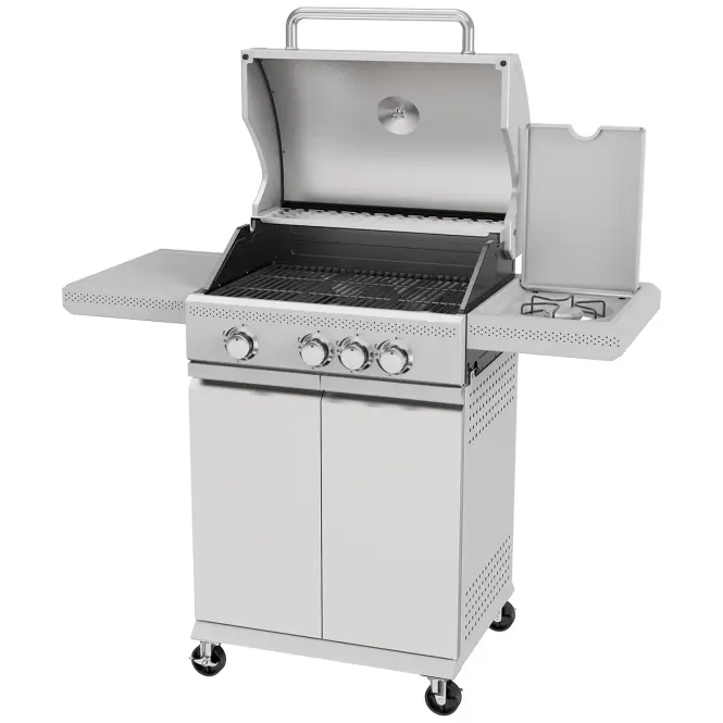 Mercado grill gazowy Vibes Silver 3+1 11,5 kW