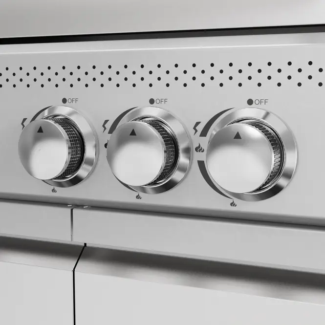 Mercado grill gazowy Vibes Silver 3+1 11,5 kW