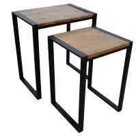 Komplet Ław Henning 9497 Mango/Czarny